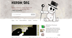 Desktop Screenshot of heroin.org